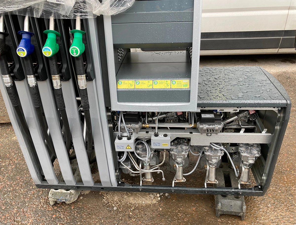 Geflieste Küchenarbeitsplatte